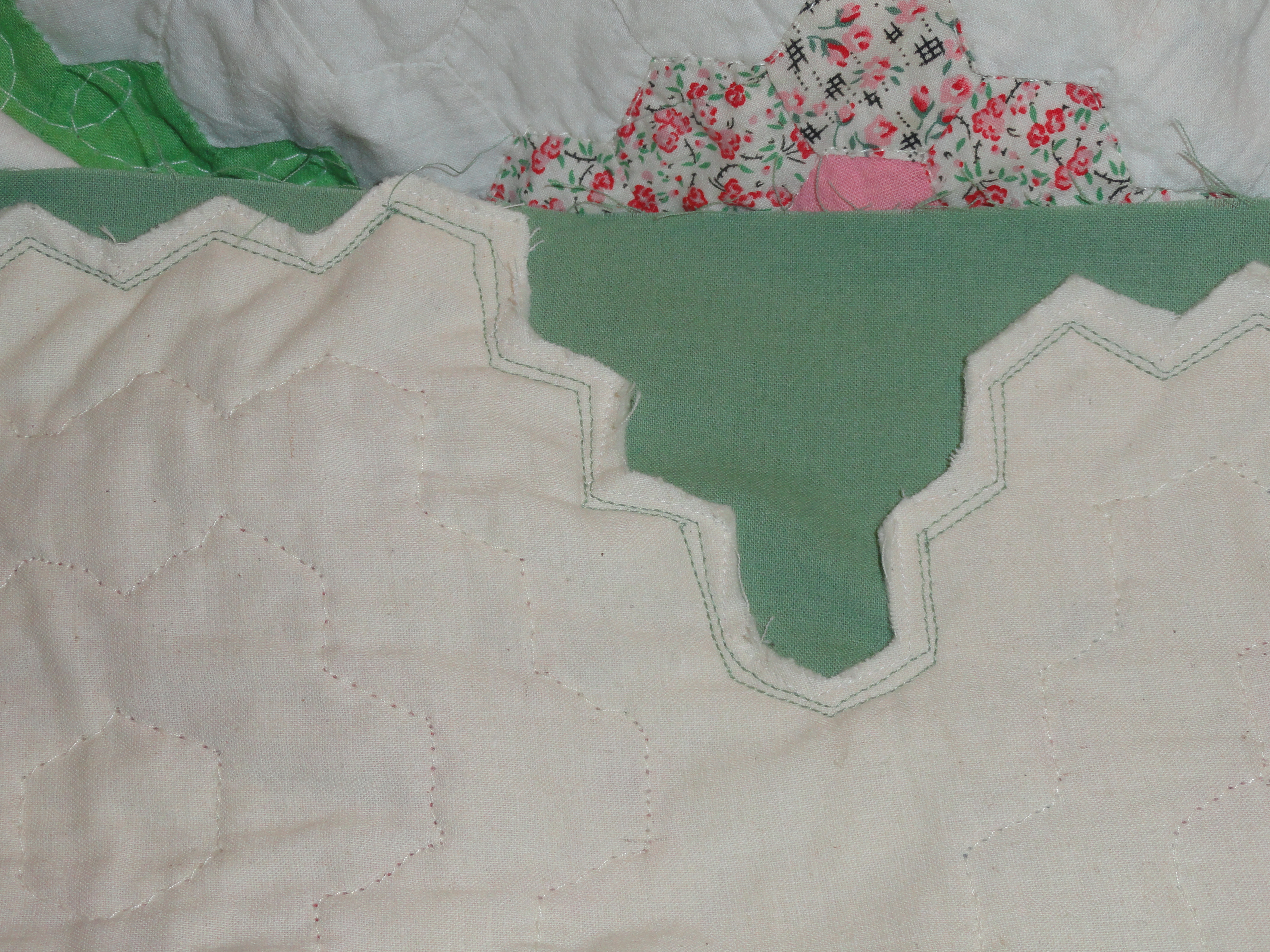Grandmother's Flower Garden – Binding Options – Come Stitch With ...