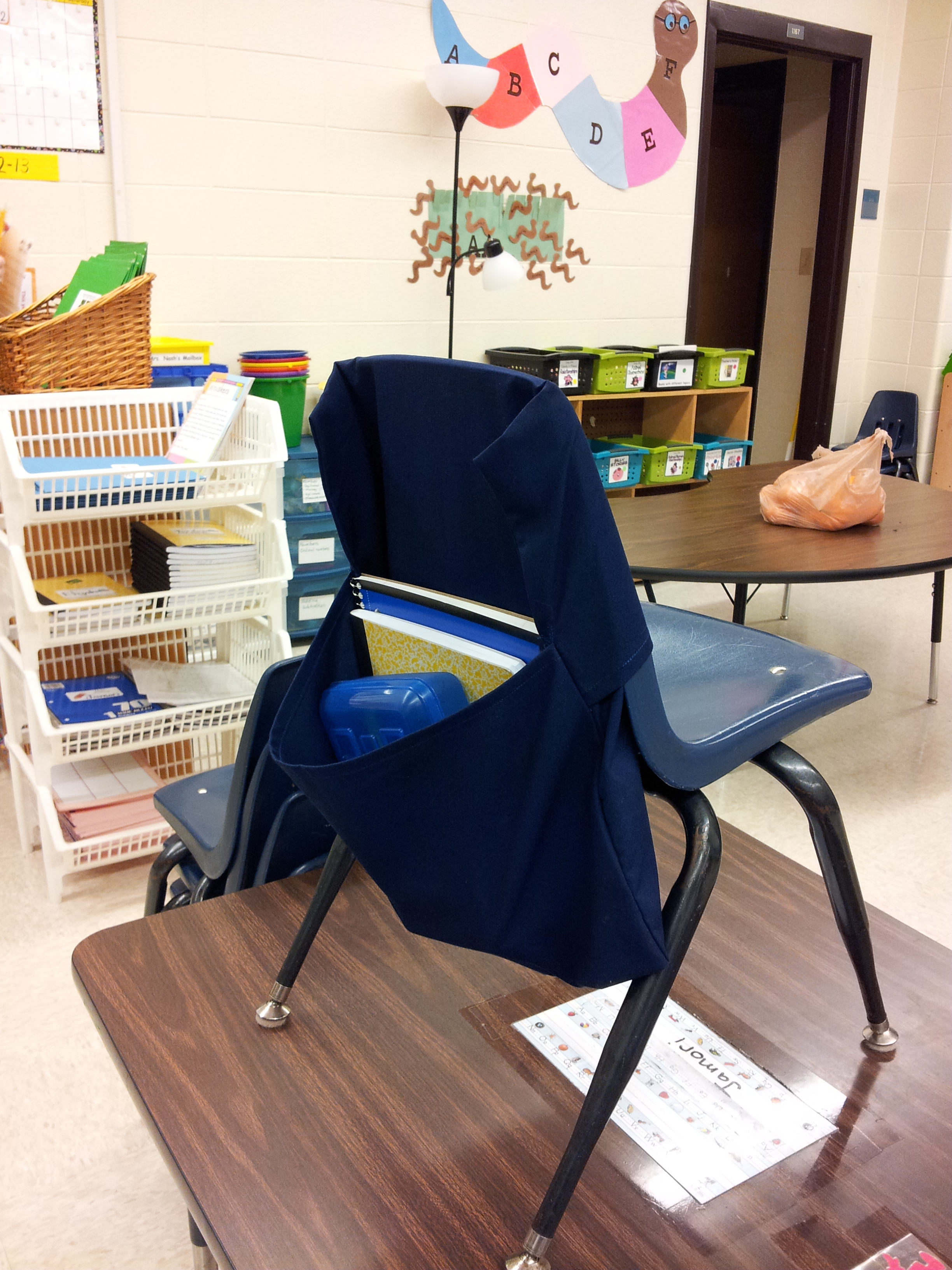Diy Classroom Chair Pockets And Seat Sacks Come Stitch With Me Llc